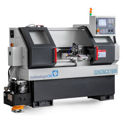 Tokarka CNC z płaskim łożem do metalu TechnologieCNC 320 x1000 SIEMENS SINUMERIK 808D